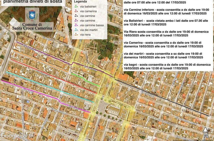  Divieti di sosta temporanei per migliorare la pulizia della città, le novità